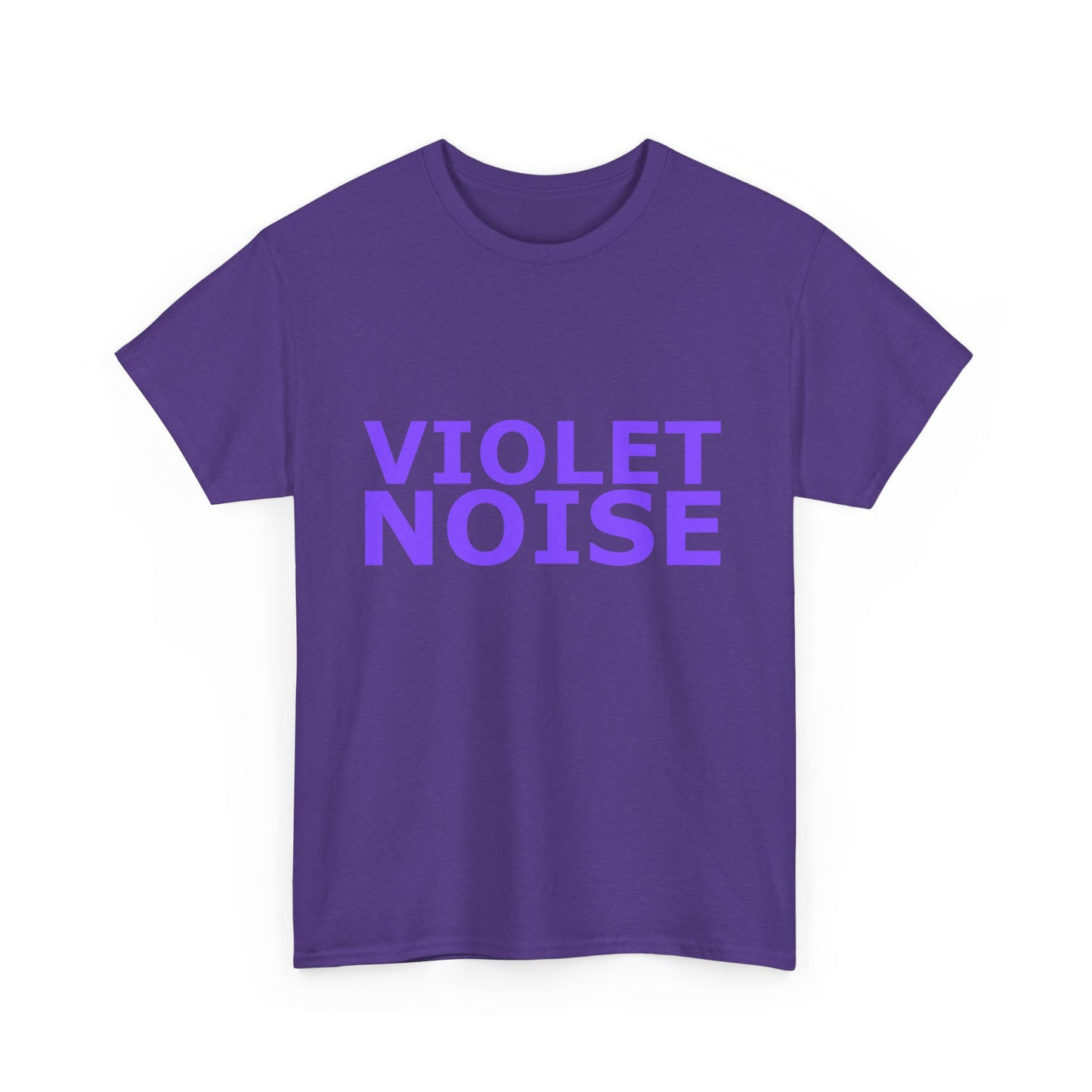 Violet Noise T-Shirt - Noise Ambient Unisex Heavy Cotton Tee