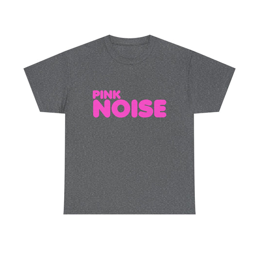 Pink Noise Bubble Lettering T-Shirt