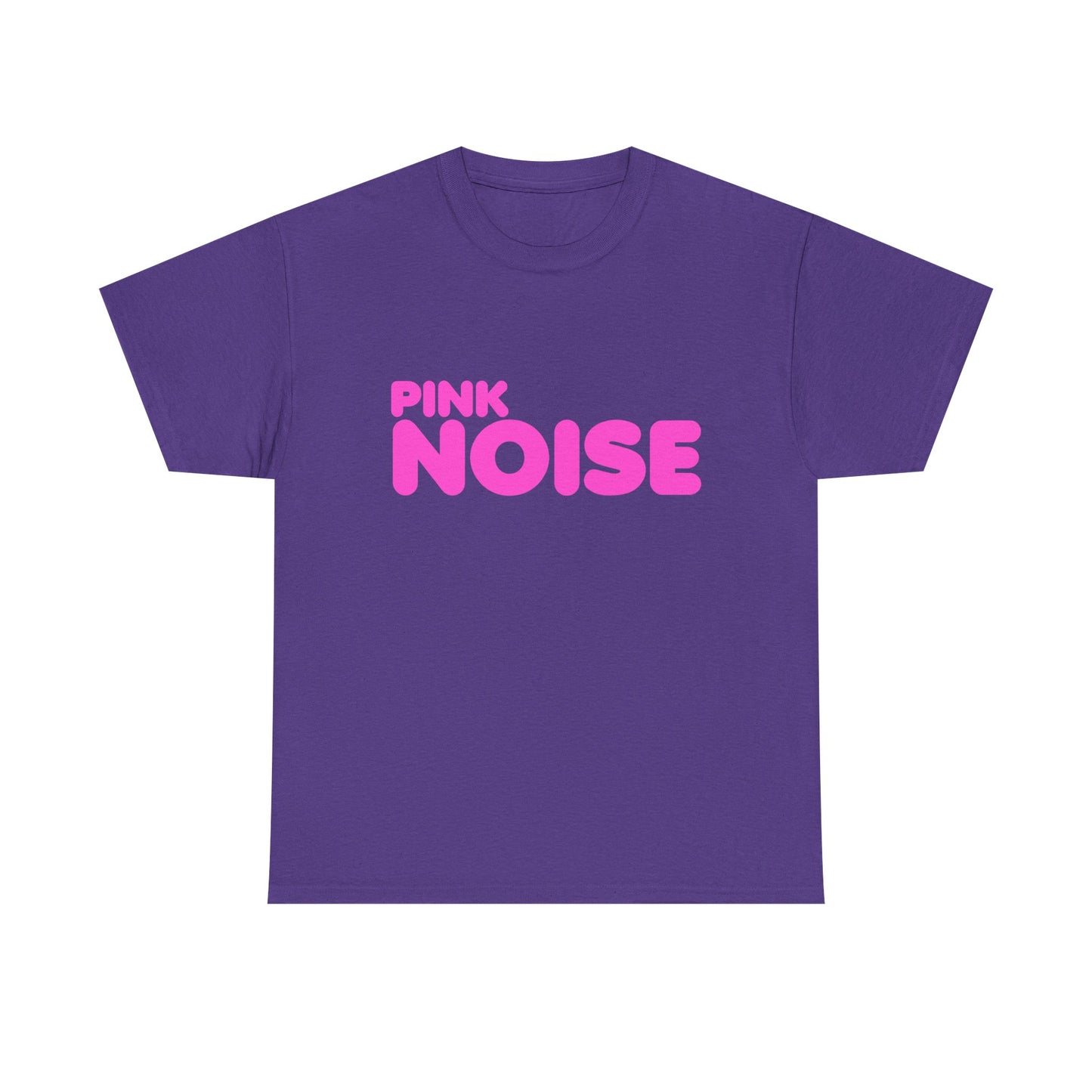 Pink Noise Bubble Lettering T-Shirt