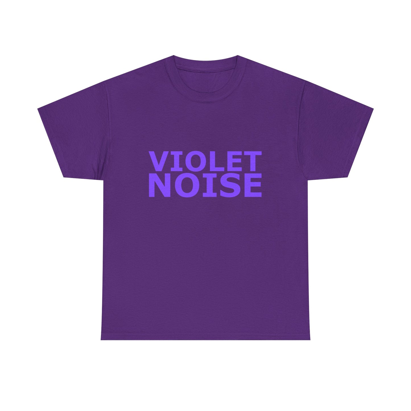 Violet Noise T-Shirt - Noise Ambient Unisex Heavy Cotton Tee