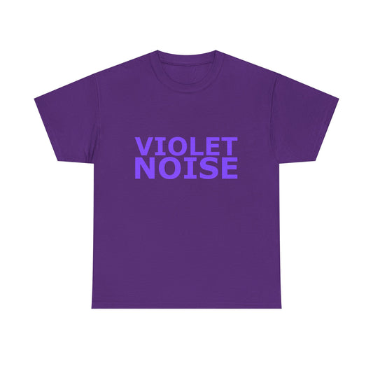 Violet Noise T-Shirt - Noise Ambient Unisex Heavy Cotton Tee
