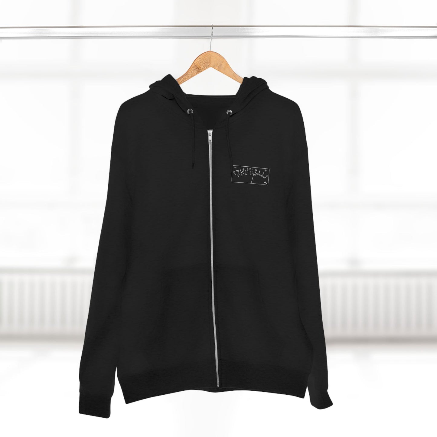 VU Meter Zipper Hoodie