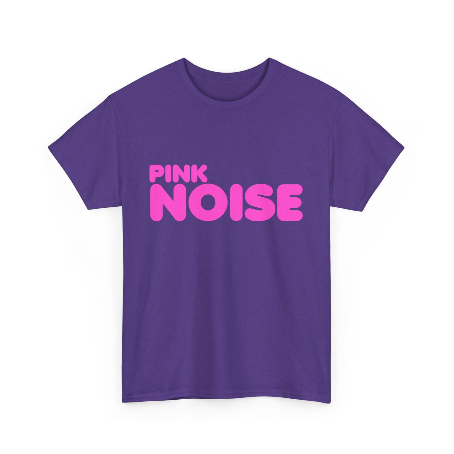 Pink Noise Bubble Lettering T-Shirt